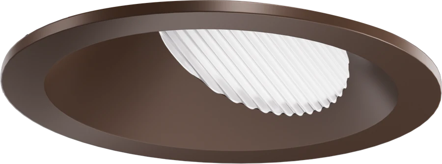 Round Wall wash, flanged, bronze